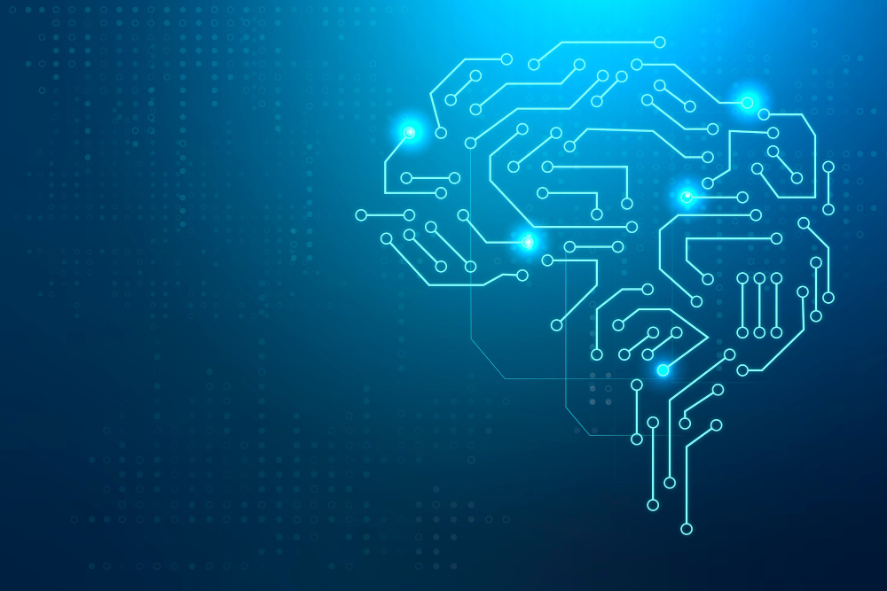 AI and digital transformation concept